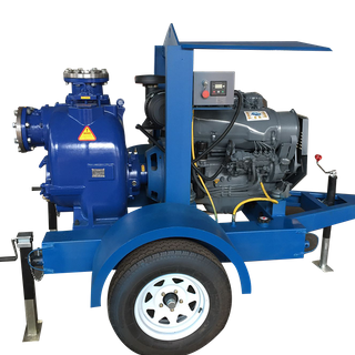 Moveable Self-Priming Diesel Trash Pump